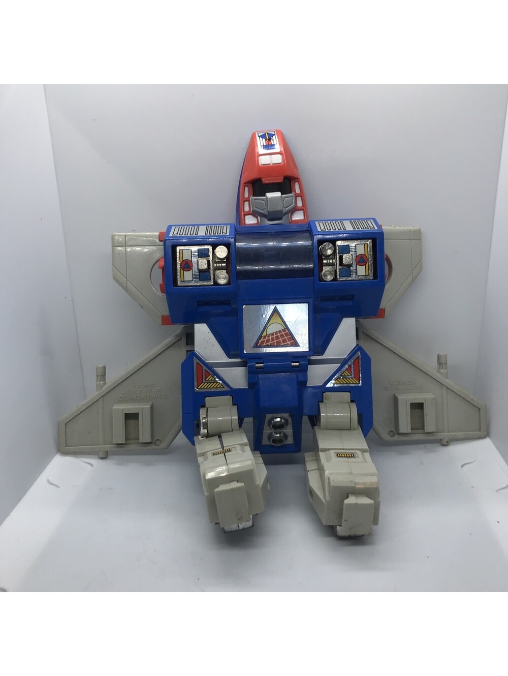 Vintage 1985 GOBOTS Guardian 7246 Power Suit Warrior Robot Jet BANDAI Damaged